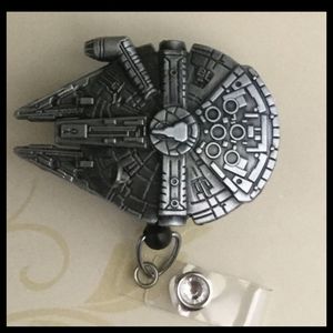 Millennium Falcon Retractable ID Badge Reel